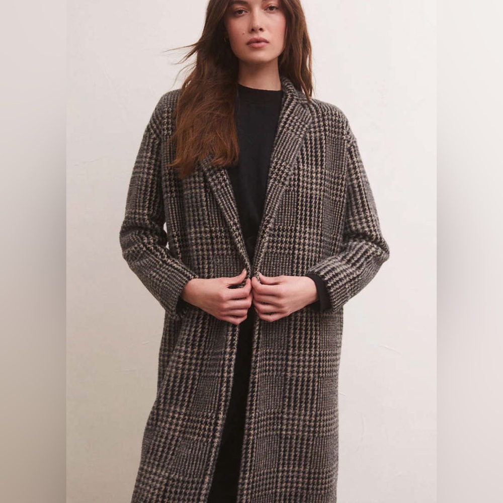 Z Supply Mason Houndstooth Coat